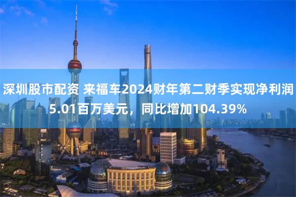 深圳股市配资 来福车2024财年第二财季实现净利润5.01百万美元，同比增加104.39%